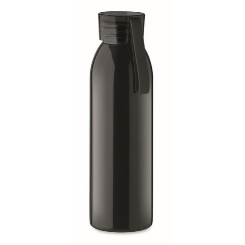 Sticla de apa 650 ml, 2401E16054, Everestus, Ø6x22 cm, Otel, Negru