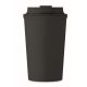 Cana de voiaj 350 ml, 2410E23808, Everestus, ø8.5 x 14 cm, Plastic, Negru