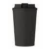 Cana de voiaj 350 ml, 2410E23808, Everestus, ø8.5 x 14 cm, Plastic, Negru