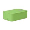 Caserola pranz, Everestus, 21AUG028, Plastic, 19x11x6 cm, Verde, saculet inclus