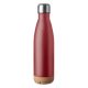 Sticla de apa sport, Everestus, 18SEP3065, 500 ml,  Ø6.5x27 cm, Otel, Rosu, saculet inclus