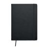 Agenda, Everestus, 42FEB231468, A5, Dictando, Coperta cu elastic, 100 file, 21x14x1.2 cm, Hartie, Negru, saculet inclus