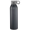 Sticla sport 650 ml, fara scurgeri, Everestus, GM05, aluminiu, negru