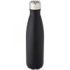 Sticla de apa sport, Everestus, 21OCT0893, 500 ml, 27 x Ø 7 cm, Otel, Negru, saculet inclus