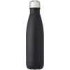 Sticla de apa sport, Everestus, 21OCT0893, 500 ml, 27 x Ø 7 cm, Otel, Negru, saculet inclus