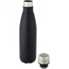 Sticla de apa sport, Everestus, 21OCT0893, 500 ml, 27 x Ø 7 cm, Otel, Negru, saculet inclus