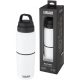 Sticla de apa sport, CamelBak, 18SEP3047, 350 ml, 27.9x Ø8 cm, Otel, Alb, breloc inclus