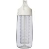 Sticla de apa cu infuzor 700 ml, 2401E14722, Everestus, 8.5x23.9x8.5xØ6.49 cm, PET, Polipropilena, Alb transparent