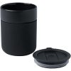 Cana de voiaj 330 ml, 2410E23785, Everestus, 8.7 x 10.5 x 8.2 x ø 8 cm, Ceramica, Negru