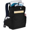 Rucsac Laptop, Everestus, SM, 15 inch, 600D poliester, negru, saculet de calatorie si eticheta bagaj incluse