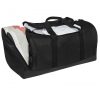 Geanta sport, 21MAR1524, 55x27x27 cm, Everestus, Poliester, Negru, saculet si eticheta de bagaj incluse