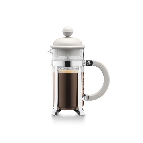 Cafetiera, Bodum, 42FEB232147, 350 ml, 132x195x75 mm, Plastic, Otel, Alb, saculet voiaj inclus