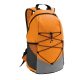 Rucsac sport casual cu buzunare laterale din plasa, 250x420x180 mm, Everestus, 20SEP1188, Poliester 600D, Portocaliu, saculet si eticheta bagaj incluse