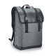 Rucsac Laptop 17 inch, Everestus, TR, 600D densitate mare si tarpaulin, gri inchis, saculet si eticheta bagaj incluse