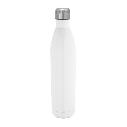 Sticla de apa sport, 1000 ml, 2502E15268, Everestus, ⌀80 x 350 mm, Otel, Alb