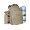 Rucsac picnic termoizolant cu patura picnic, poliester 600D de densitate mare, Everestus, TL01, maro, saculet si pastila racire incluse