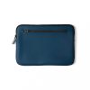 Husa laptop, Vinga, 42FEB230064, 17 inch, 38x26.5x0.5 cm, Poliuretan, Albastru, saculet voiaj inclus