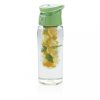 Sticla cu infuzor 700 ml si sistem de blocare, Everestus, 20IAN072, Tritan, ABS, Verde, saculet inclus