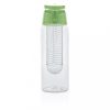 Sticla cu infuzor 700 ml si sistem de blocare, Everestus, 20IAN072, Tritan, ABS, Verde, saculet inclus