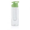 Sticla cu infuzor 700 ml si sistem de blocare, Everestus, 20IAN072, Tritan, ABS, Verde, saculet inclus