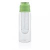 Sticla cu infuzor 700 ml si sistem de blocare, Everestus, 20IAN072, Tritan, ABS, Verde, saculet inclus