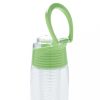 Sticla cu infuzor 700 ml si sistem de blocare, Everestus, 20IAN072, Tritan, ABS, Verde, saculet inclus