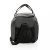 Geanta sport, Everestus, 22FEB0423, 58x19x26.5 cm, Poliester, Negru, saculet inclus