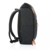 Rucsac laptop, Everestus, 18SEP2267, 15 inch, 30x12.5x46 cm, Bumbac, Poliuretan, Negru, saculet si eticheta bagaj incluse