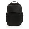 Rucsac laptop, Swiss Peak, 18SEP2288, 15.6 inch, 30x18x43 cm, Rpet, Poliuretan, Negru, breloc inclus