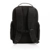 Rucsac laptop, Swiss Peak, 18SEP2288, 15.6 inch, 30x18x43 cm, Rpet, Poliuretan, Negru, breloc inclus