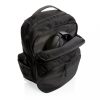 Rucsac laptop, Swiss Peak, 18SEP2288, 15.6 inch, 30x18x43 cm, Rpet, Poliuretan, Negru, breloc inclus