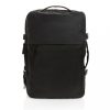 Rucsac laptop, Swiss Peak, 18SEP2291, 15.6 inch, 32x18x48 cm, Rpet, Poliuretan, Negru, breloc inclus