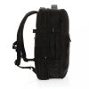 Rucsac laptop, Swiss Peak, 18SEP2291, 15.6 inch, 32x18x48 cm, Rpet, Poliuretan, Negru, breloc inclus