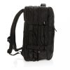 Rucsac laptop, Swiss Peak, 18SEP2291, 15.6 inch, 32x18x48 cm, Rpet, Poliuretan, Negru, breloc inclus