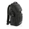 Rucsac laptop, Swiss Peak, 22FEB0414, 29x14x47 cm, 15.6 inch, Poliester, Negru, breloc inclus