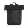 Rucsac sport casual, 2401E16186, Everestus, 30x14.5x46 cm, rPET, Negru