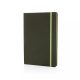 Agenda, Everestus, 42FEB231428, A5, Dictando, Coperta standard, 80 file, 21.3x14.2x1.5 cm, Poliester, Hartie, Verde, saculet inclus