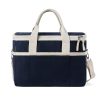 Geanta termoizolanta, 2401E16699, Vinga, 28x39x21 cm, Bumbac, rPET, Albastru navy