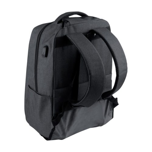 Rucsac troler, 330×470×225 mm, Everestus, 20FEB14450, 300D Poliester, Negru, saculet si eticheta bagaj incluse