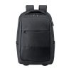 Rucsac troler, 330×470×225 mm, Everestus, 20FEB14450, 300D Poliester, Negru, saculet si eticheta bagaj incluse