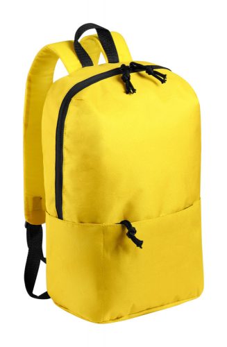 Rucsac casual sport, 230×360×135 mm, Everestus, 20FEB14447, 600D Poliester, Galben, saculet si eticheta bagaj incluse